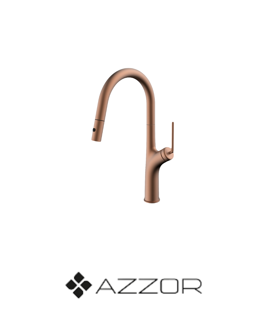 AZZOR - Grifería Azzor de cocina Syba Oro Rosa Mate - AZZ-AZ59705SRG-FP