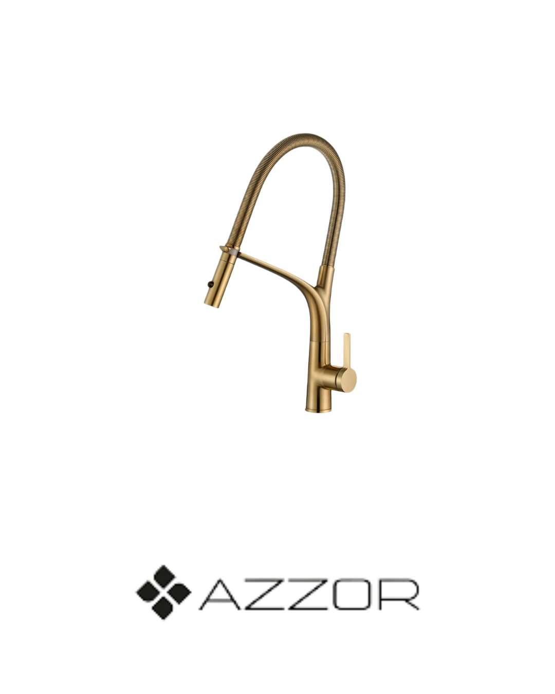 AZZOR - Grifería Azzor de cocina con Maguera Oro Mate - AZZ-AZ59905SG-FP