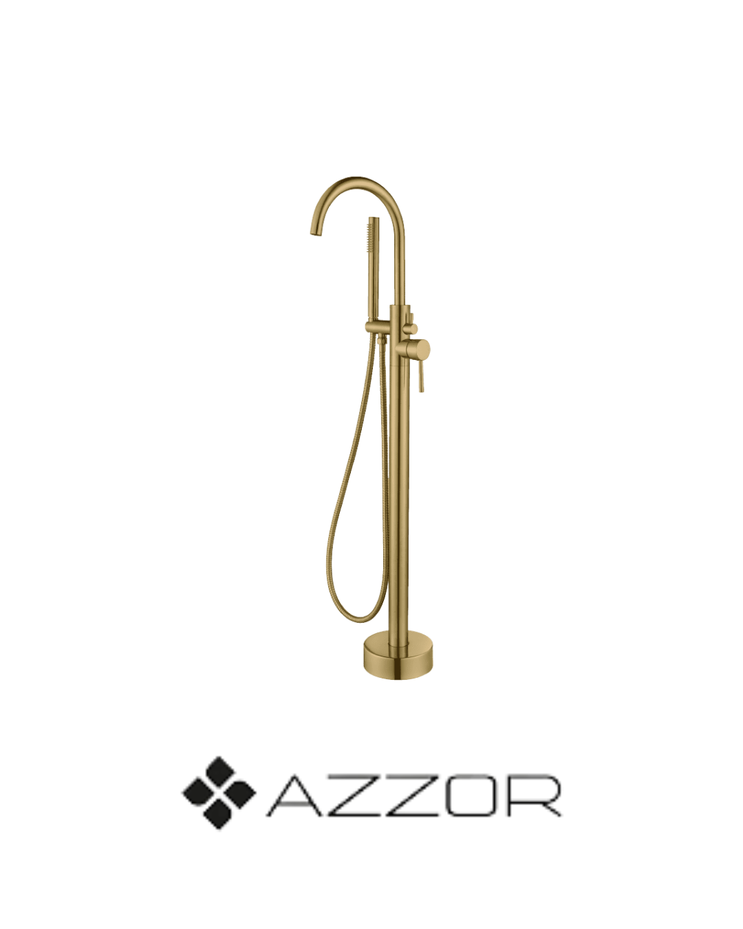 AZZOR - Grifería de tina Infiniti Oro Mate -AZZ-AZ6001SG-FP