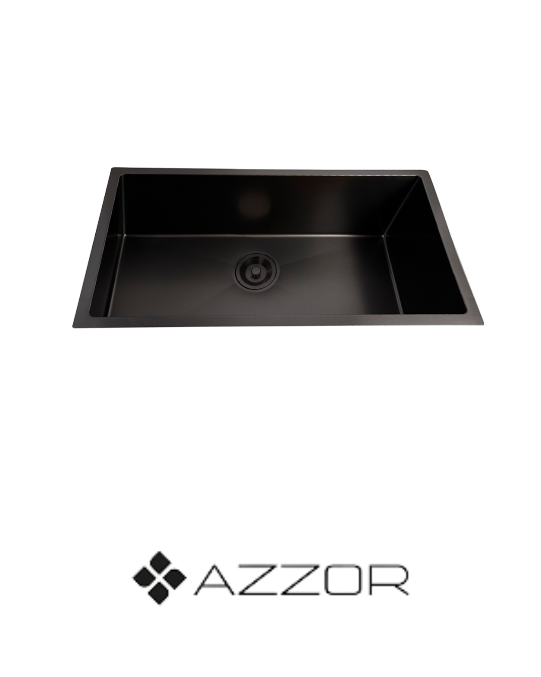 AZZOR - Lavaplatos Azzor Acero Inox 60x45 Gunmetal - AZZ-AZ6045-GM/C6GM