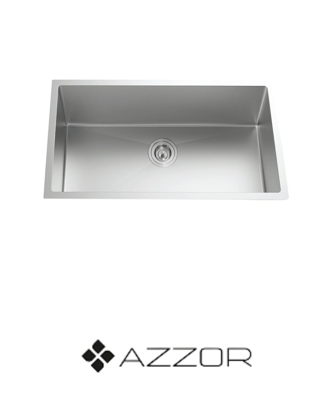 AZZOR - Lavaplatos Azzor Acero Inox 60x45 - AZZ-AZ6045-R/C6SS