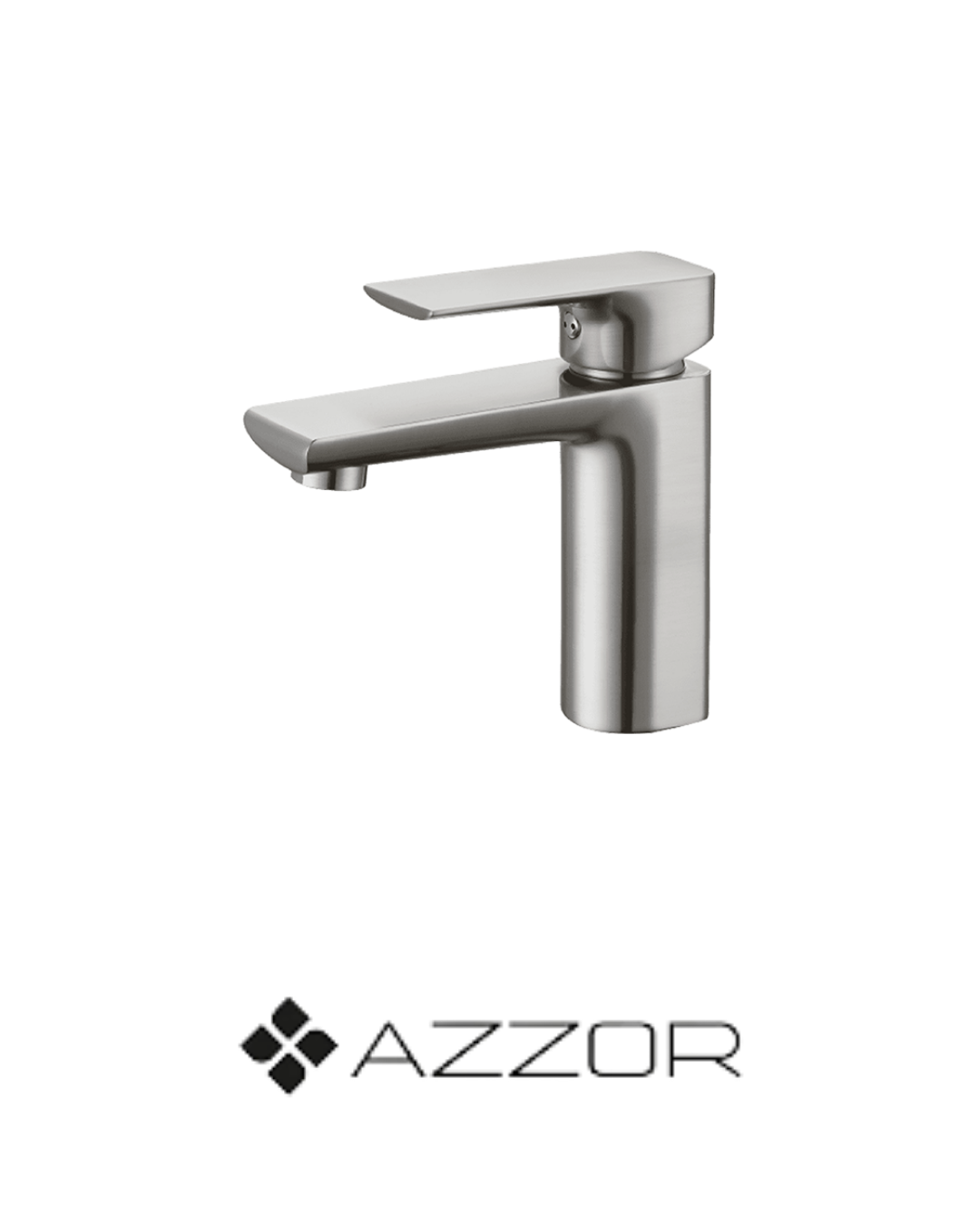 AZZOR - Monocontrol Azzor Infiniti caño bajo Satin Nickel - AZZ-AZ73111N