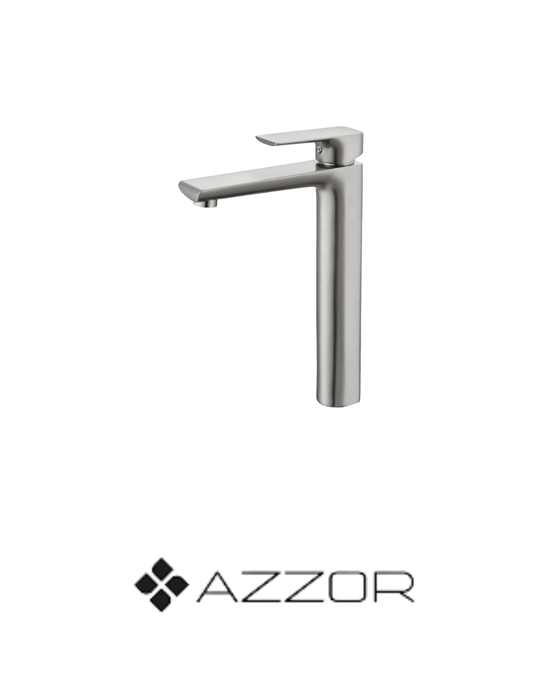 AZZOR - Moncontrol Azzor Infiniti caño alto Satin Nickel - AZZ-AZ73131N