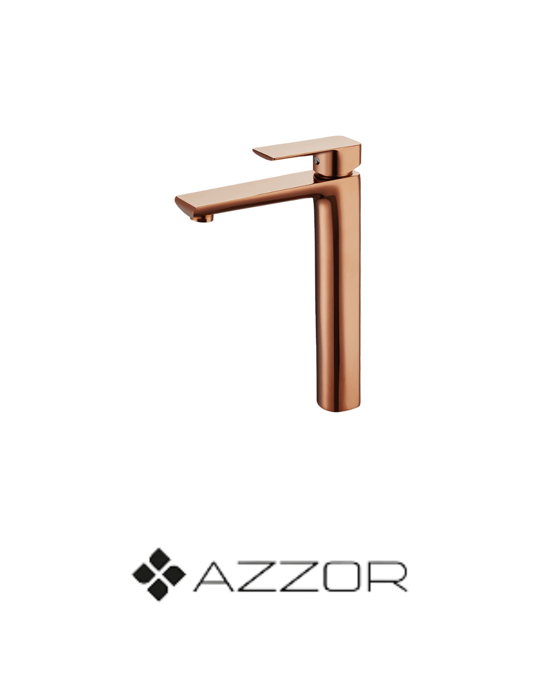 AZZOR - Monocontrol Azzor Infiniti caño alto Oro Rosa - AZZ-AZ73131RG