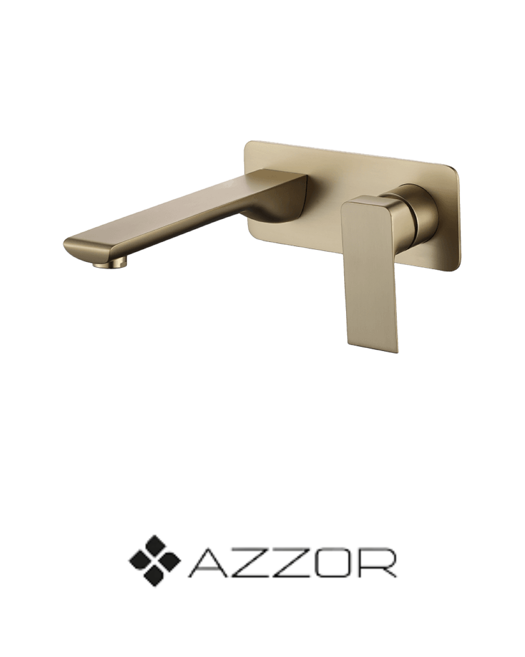 AZZOR - Monocontrol Azzor Infiniti pared Oro Mate Acabado PVD - AZZ-AZ73151SG-FP