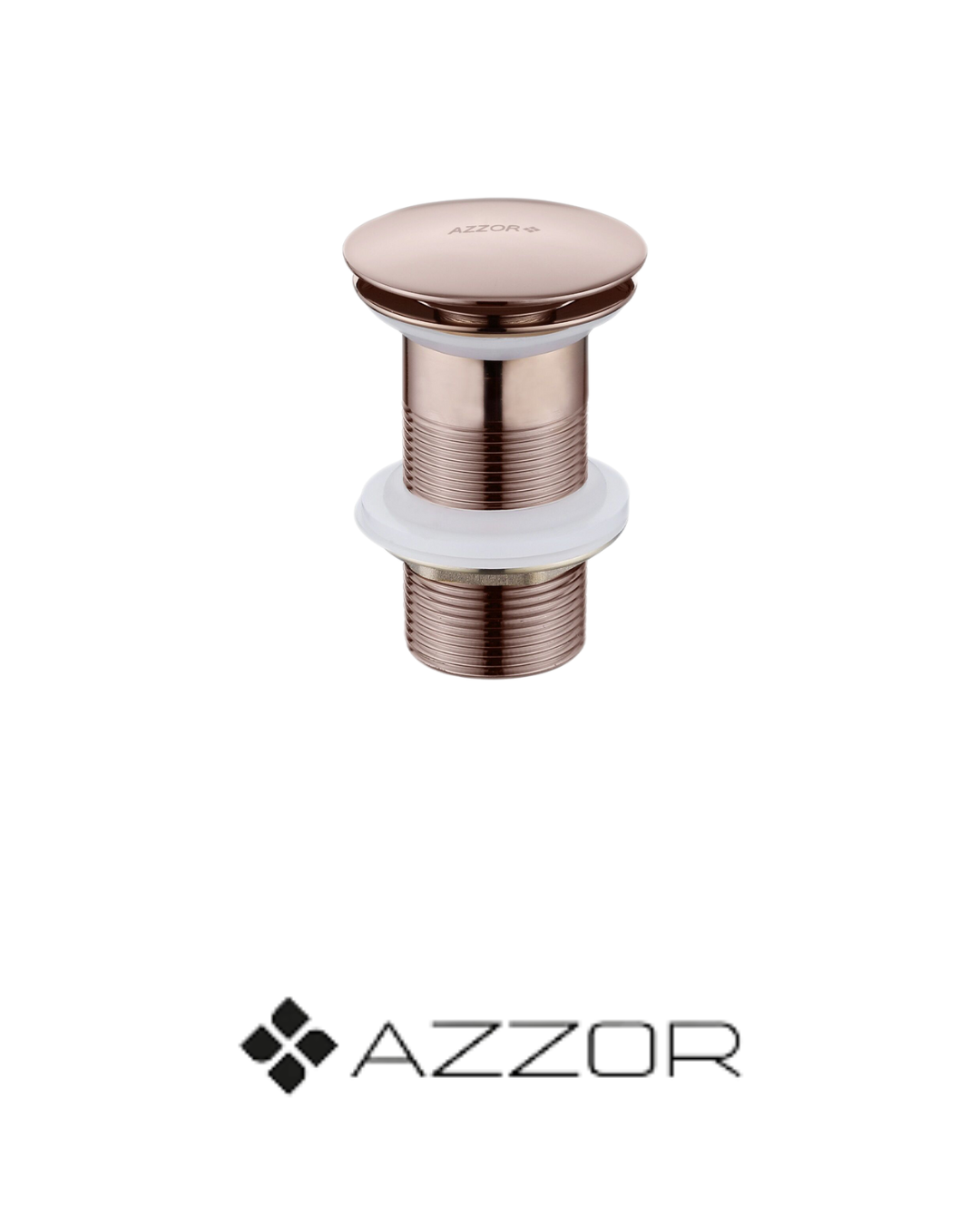 AZZOR - Desagüe Azzor sin rebose Oro Rosa tipo hongo - AZZ-AZ8910RG