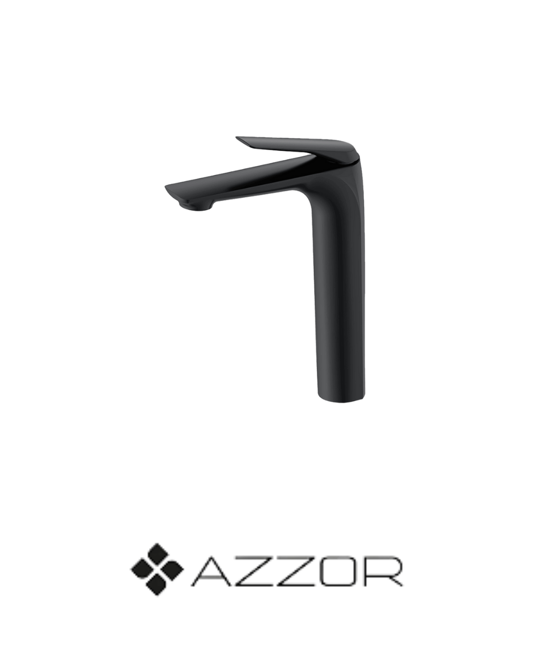 AZZOR - Monocontrol caño alto Azzor Vita Negro - AZZ-B05002311MB