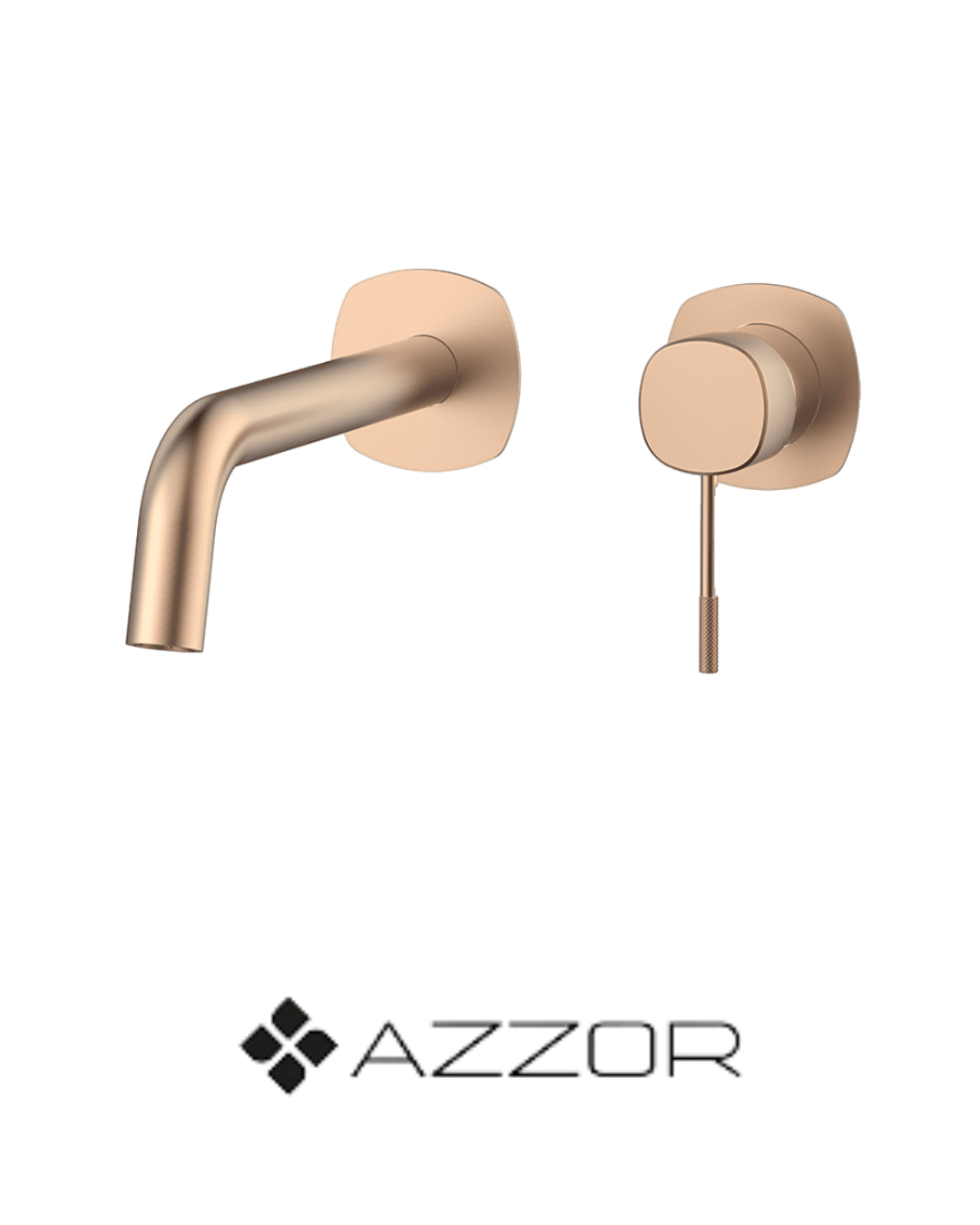 AZZOR - Monocontrol de pared Azzor Vita Oro Rosa Mate - AZZ-B06228361BRG