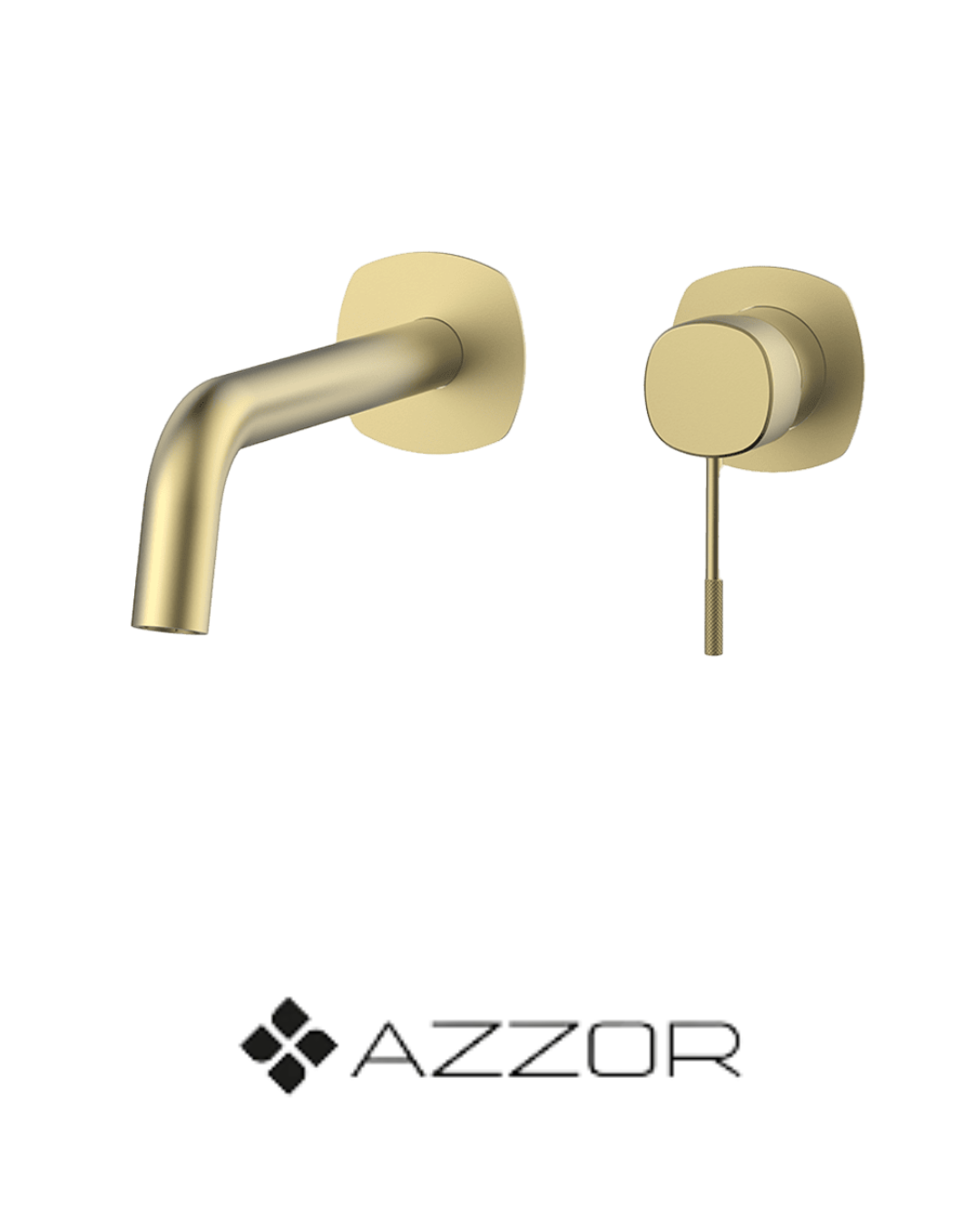 AZZOR - Monocontrol de pared Azzor Vita Oro Mate - AZZ-B06228431BG