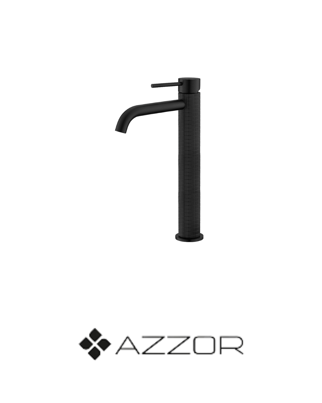 AZZOR - Monocontrol caño alto Azzor Diamanto Negro - AZZ-B06402311MB