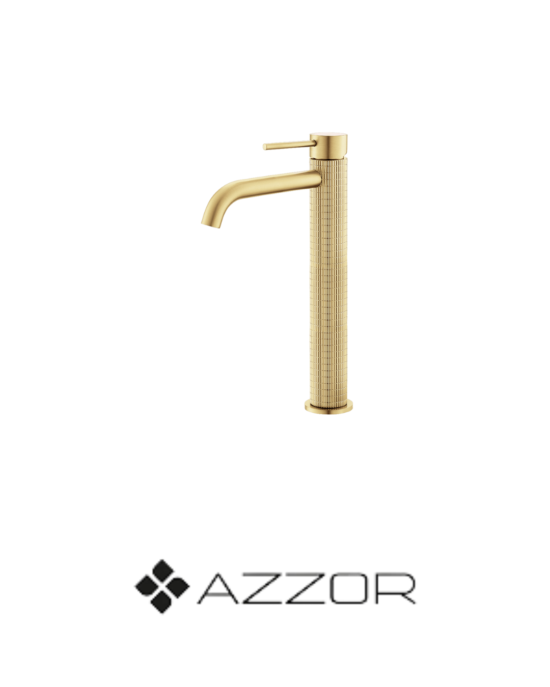 AZZOR - Monocontrol caño alto Azzor Diamanto Oro Mate - AZZ-B06402431BG