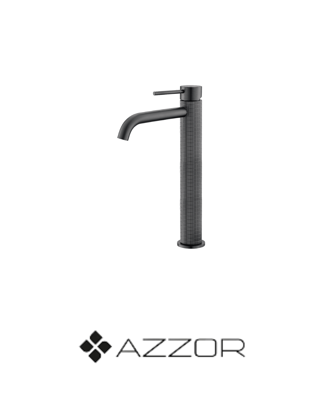 AZZOR - Monocontrol caño alto Azzor Diamanto Gunmetal - AZZ-B06402451GM