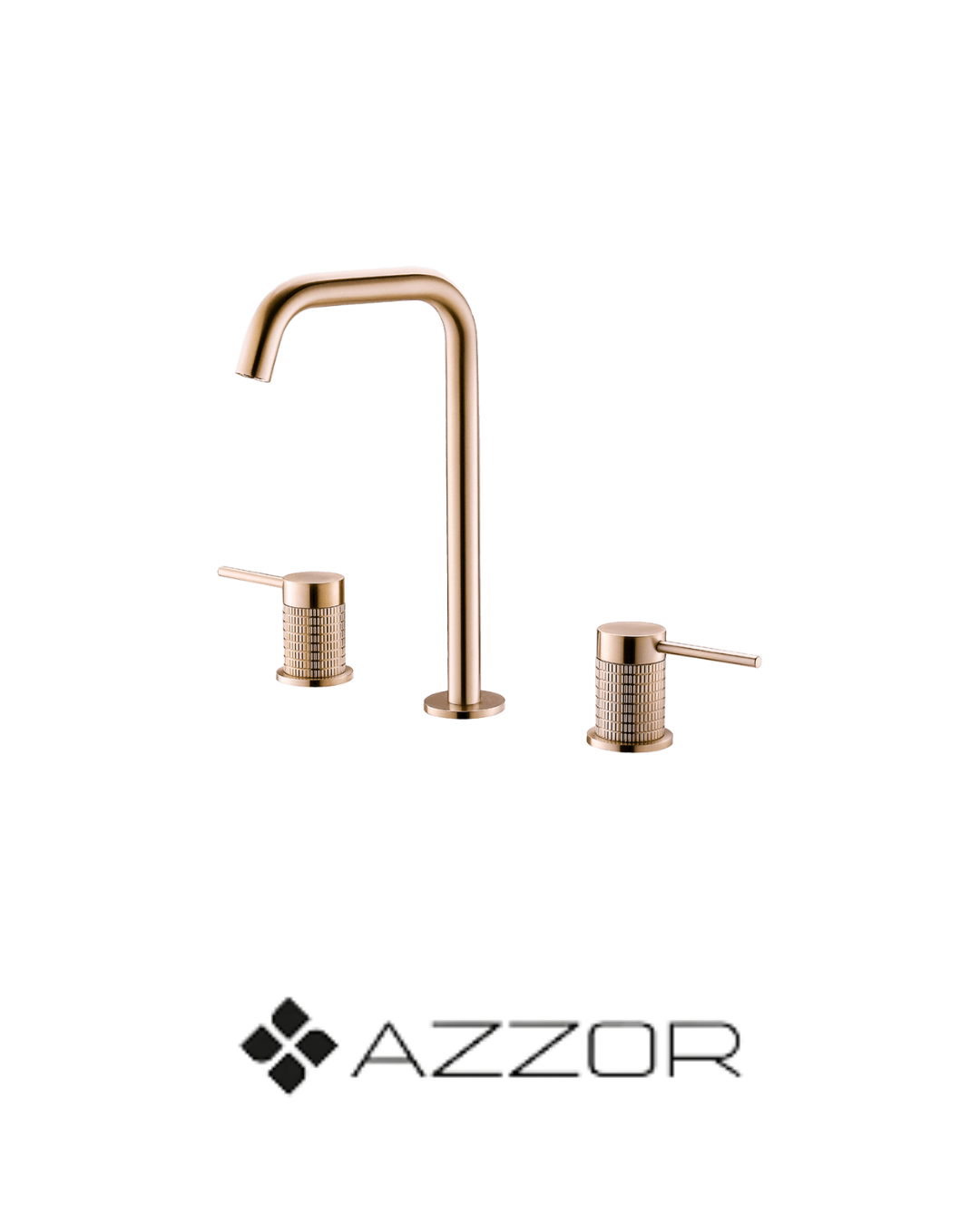 AZZOR - Grifería 8 pulgadas Azzor Diamanto Oro Rosa Mate - AZZ-B06404361BRG