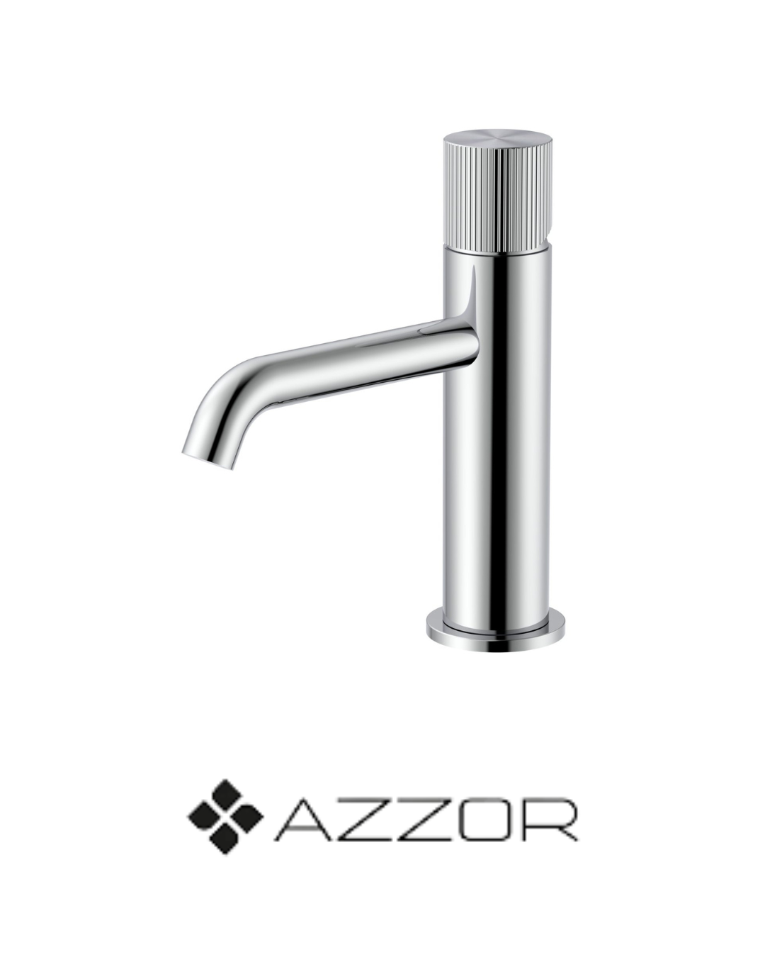 AZZOR - Monocontrol Caño Bajo Azzor Lines Cromado - AZZ-B101201011-CR