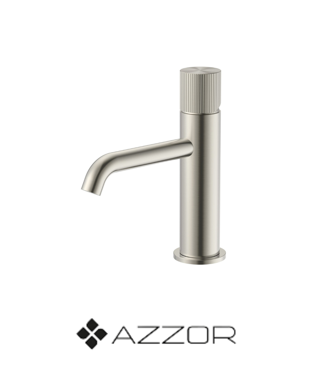 AZZOR - Monocontrol Caño Bajo Azzor Lines Satin Nickel - AZZ- B101201021-BN