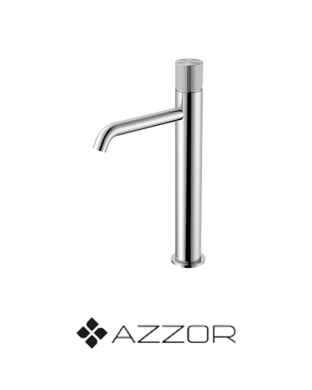 AZZOR - Monocontrol Caño Alto Azzor Lines Cromado - AZZ-B10120201CR