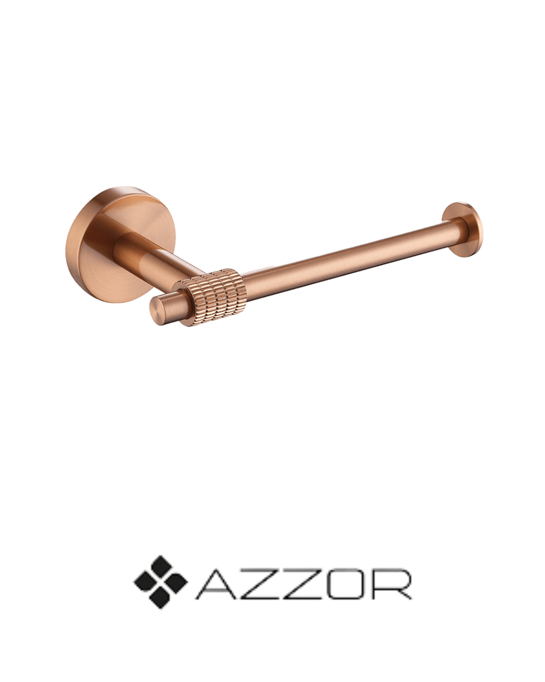 AZZOR -  Papelera de argolla Azzor Diamanto Oro Rosa Mate - AZZ-Q15C05-BRG