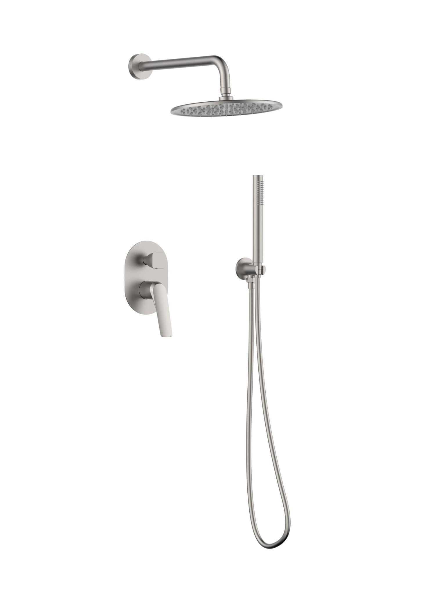 AZZOR - Juego De Ducha Con Teleducha Azzor Vita Satin Nickel - AZZ - SO050H22021