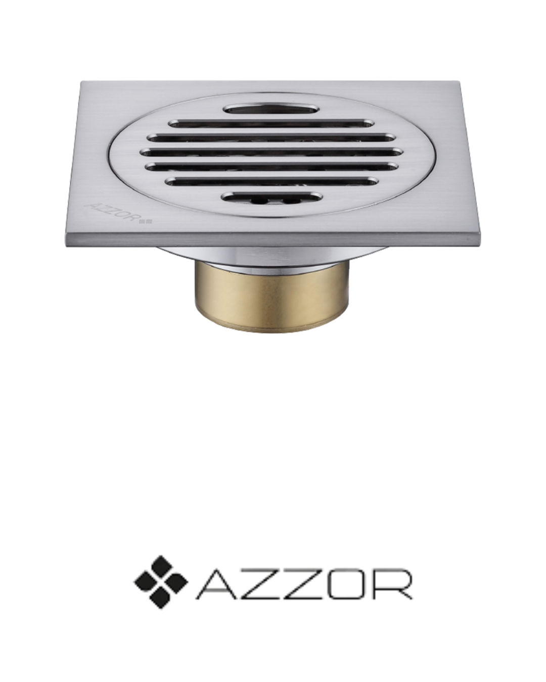 AZZOR - Rejilla Azzor de piso Satin Nickel - AZZ- AZ8455N