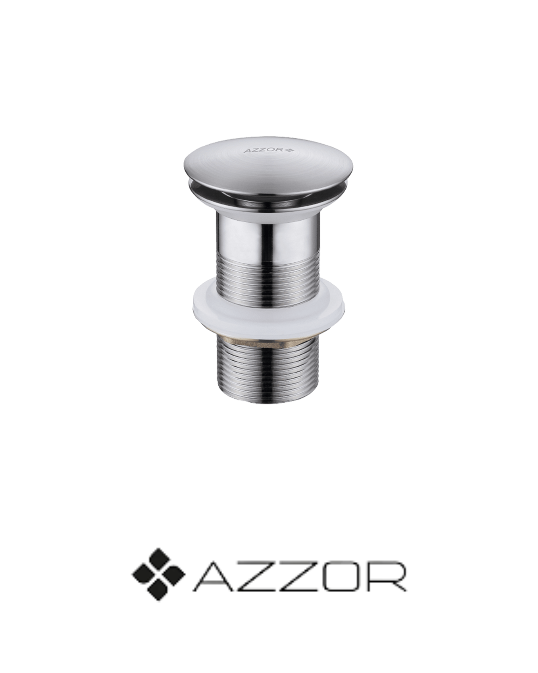 AZZOR - Desagüe Azzor sin rebose tipo hongo Satin Nikel - AZZ- AZ8910N