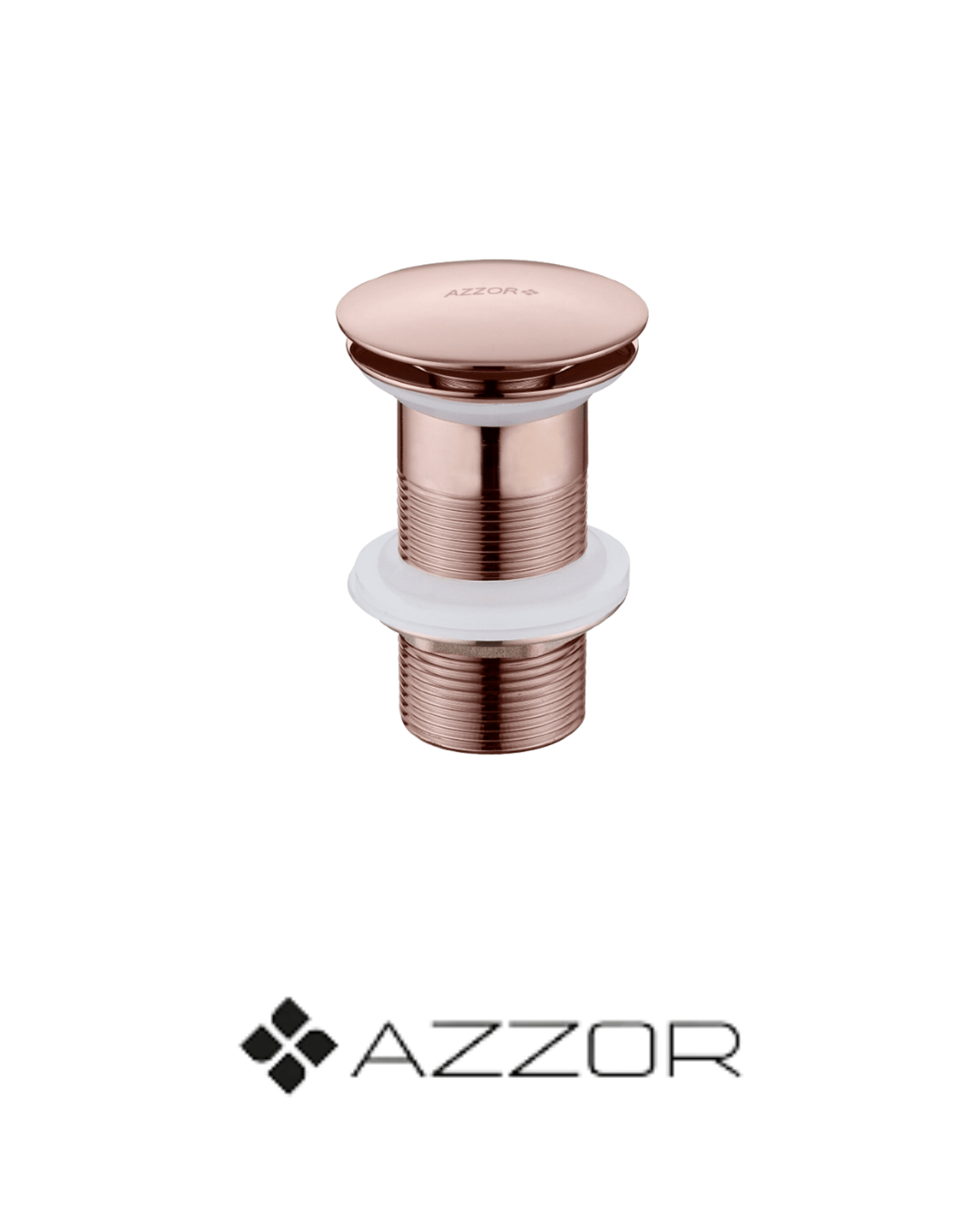 AZZOR - Desagüe Azzor sin rebose tipo hongo Oro Rosa Mate - AZZ- AZ8910SRG-FP