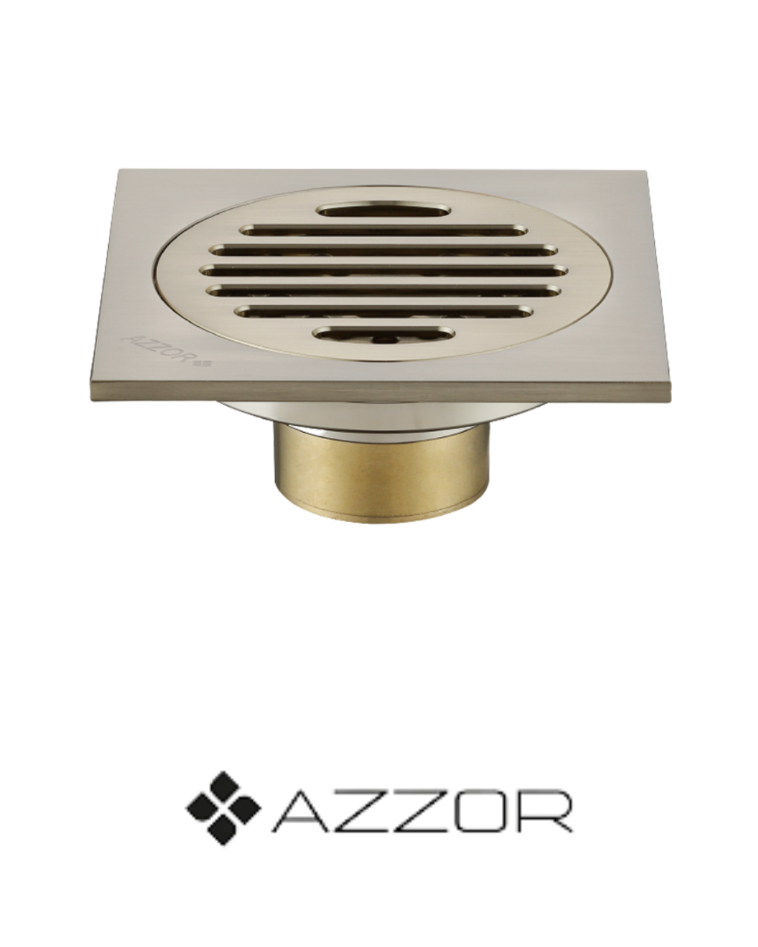 AZZOR - Rejilla Azzor de piso Oro Mate - AZZ -AZ8455SG-FP