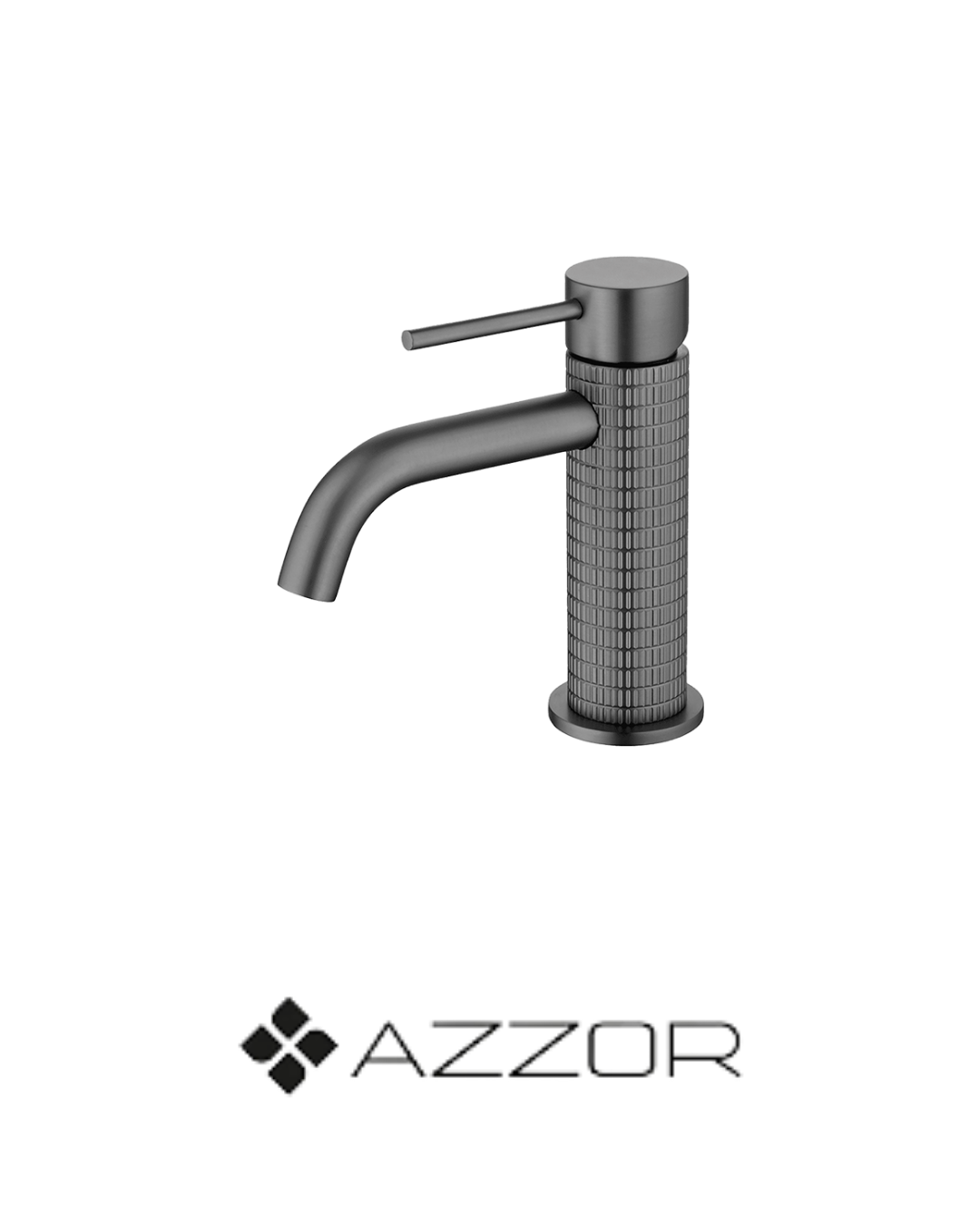 AZZOR - Monocontrol caño bajo Azzor Diamanto Gunmetal - AZZ - B06401451GM