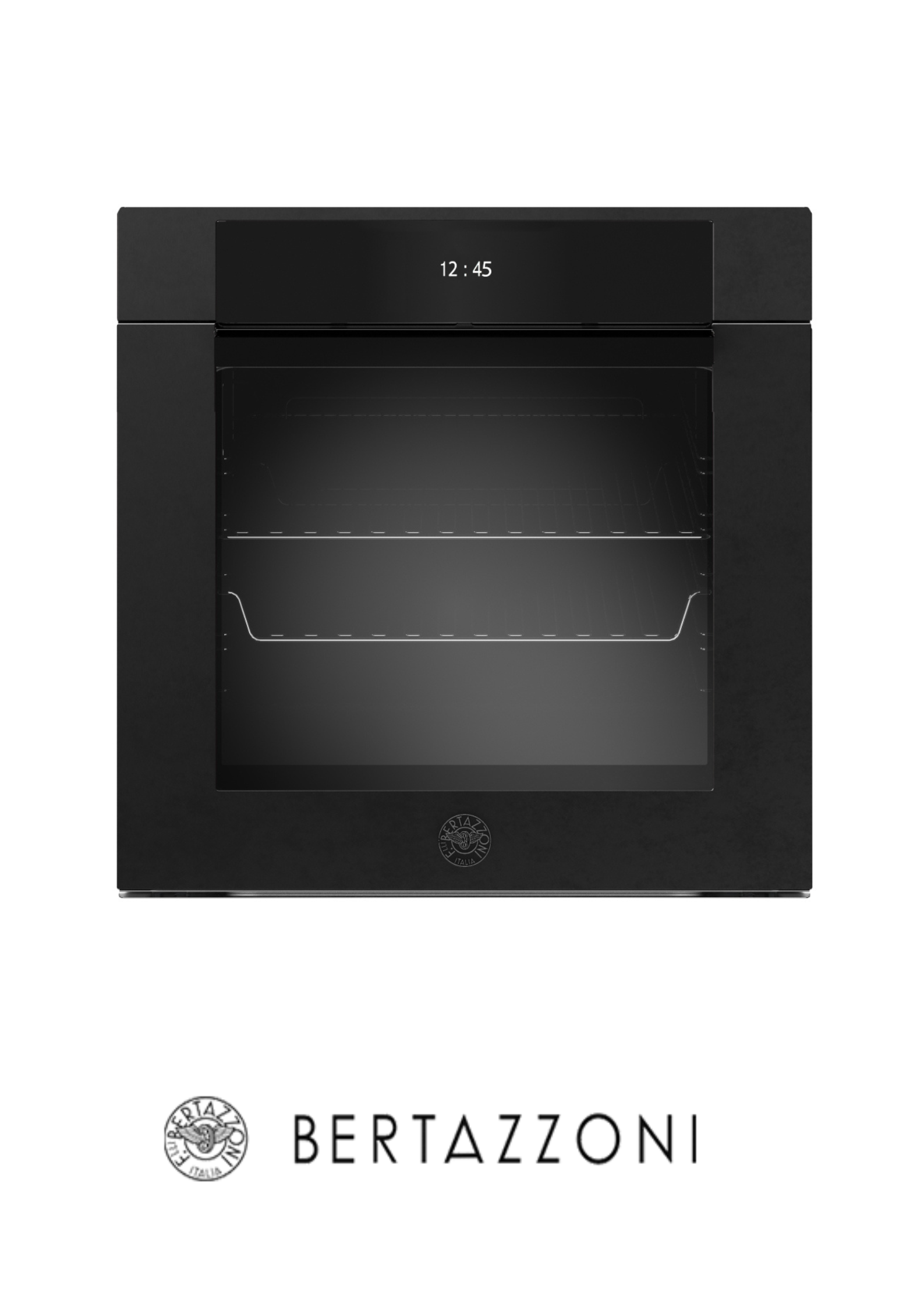 BERTAZZONI -  Horno Moderno 60CM, Full Vapor, Pirolítico, Pantalla TFT, Color Carbono - F6011MODVPTN/23