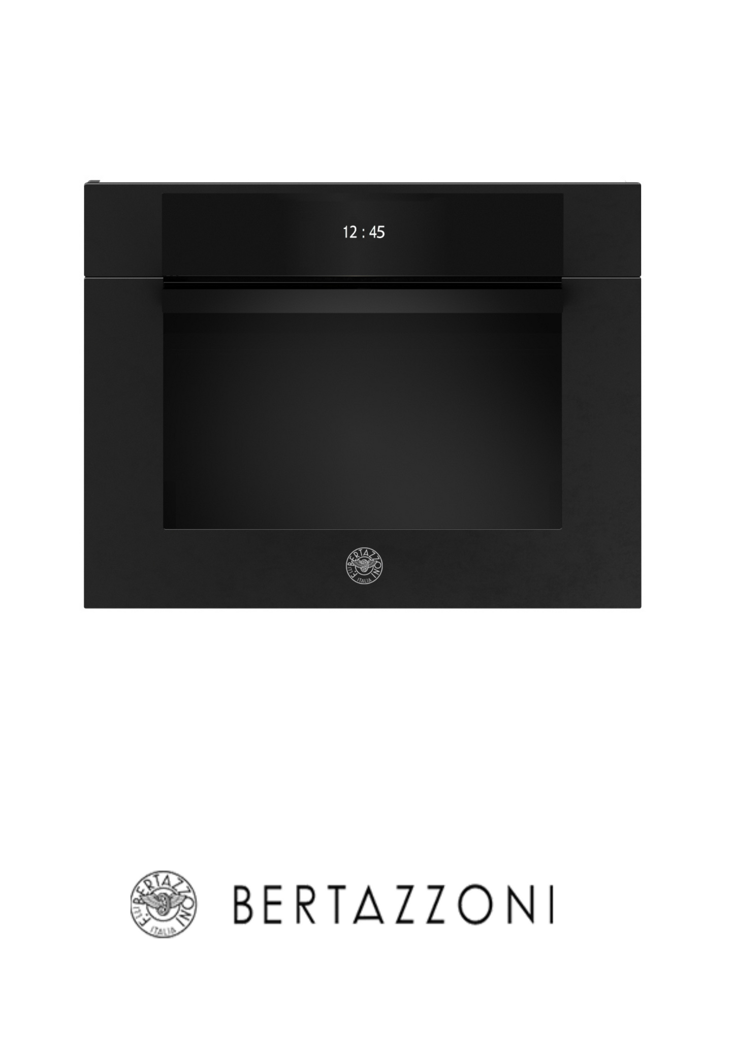 BERTAZZONI - Horno Moderno Combi 60x45CM, Microondas, Pantalla TFT Color Carbono - F457MODMWTN-60