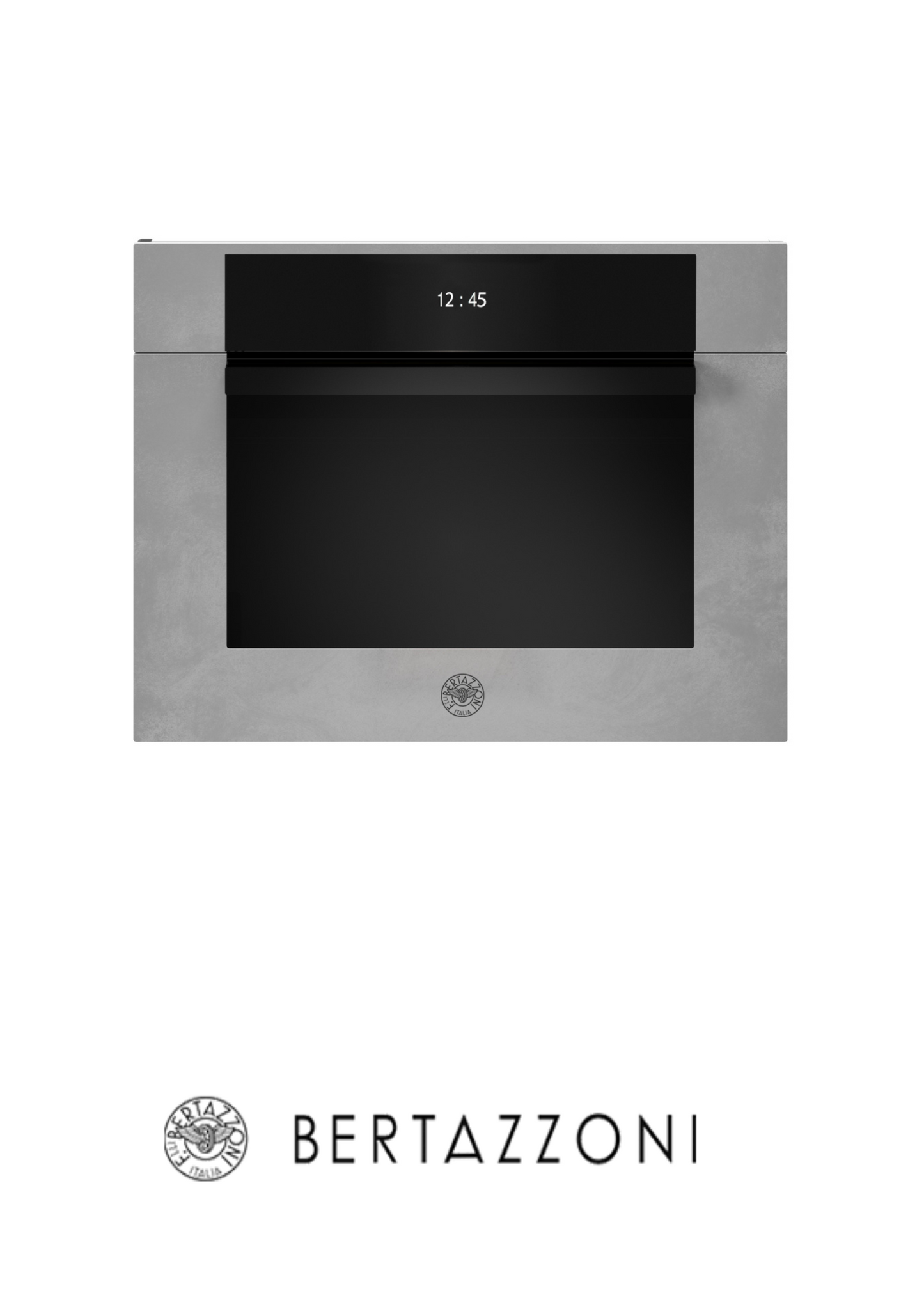 BERTAZZONI - Horno Moderno combi 60x45CM, Microondas, Pantalla TFT; Color Zinc - F457MODMWTZ