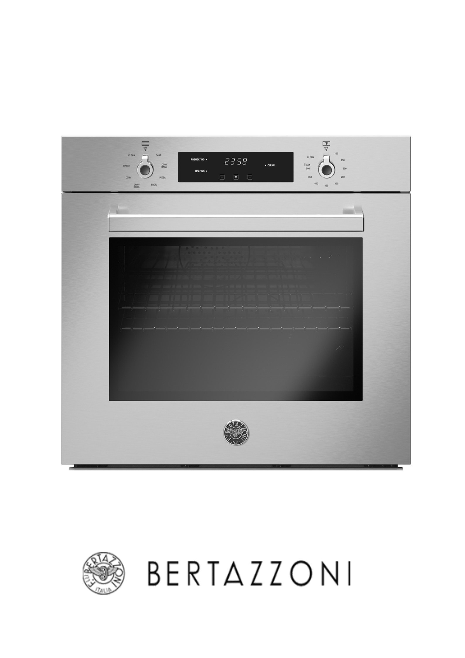 BERTAZZONI - Torre De Horno 3 Pulgadas - PROF30SOEX + PROF30FSEXV