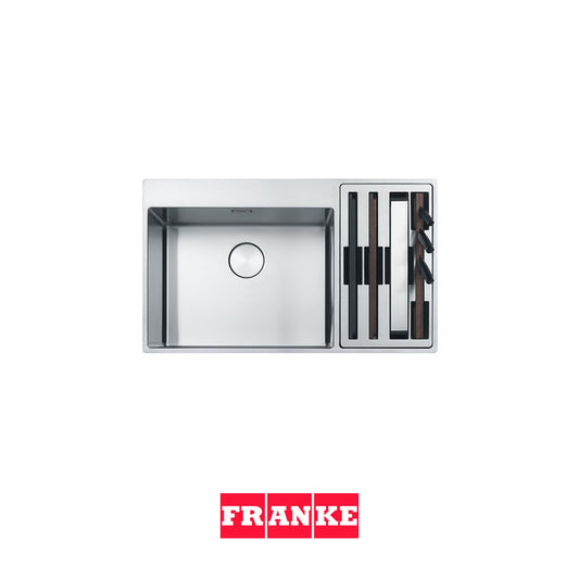 FRANKE - BWX 220-54-27 - Poceta en acero rectangular Box Center