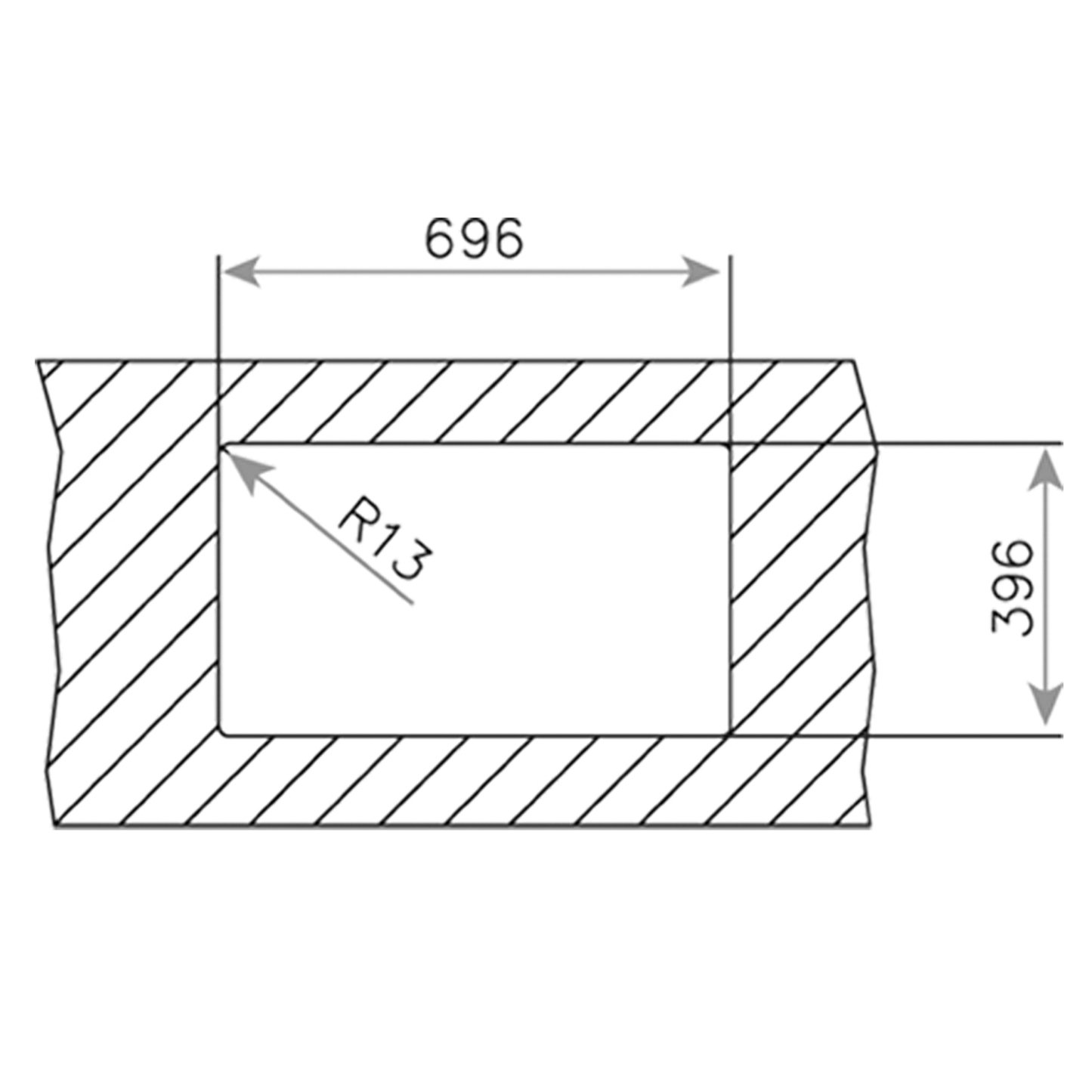 TEKA - Poceta doble en acero;  RS15 2C 740 - 115030009