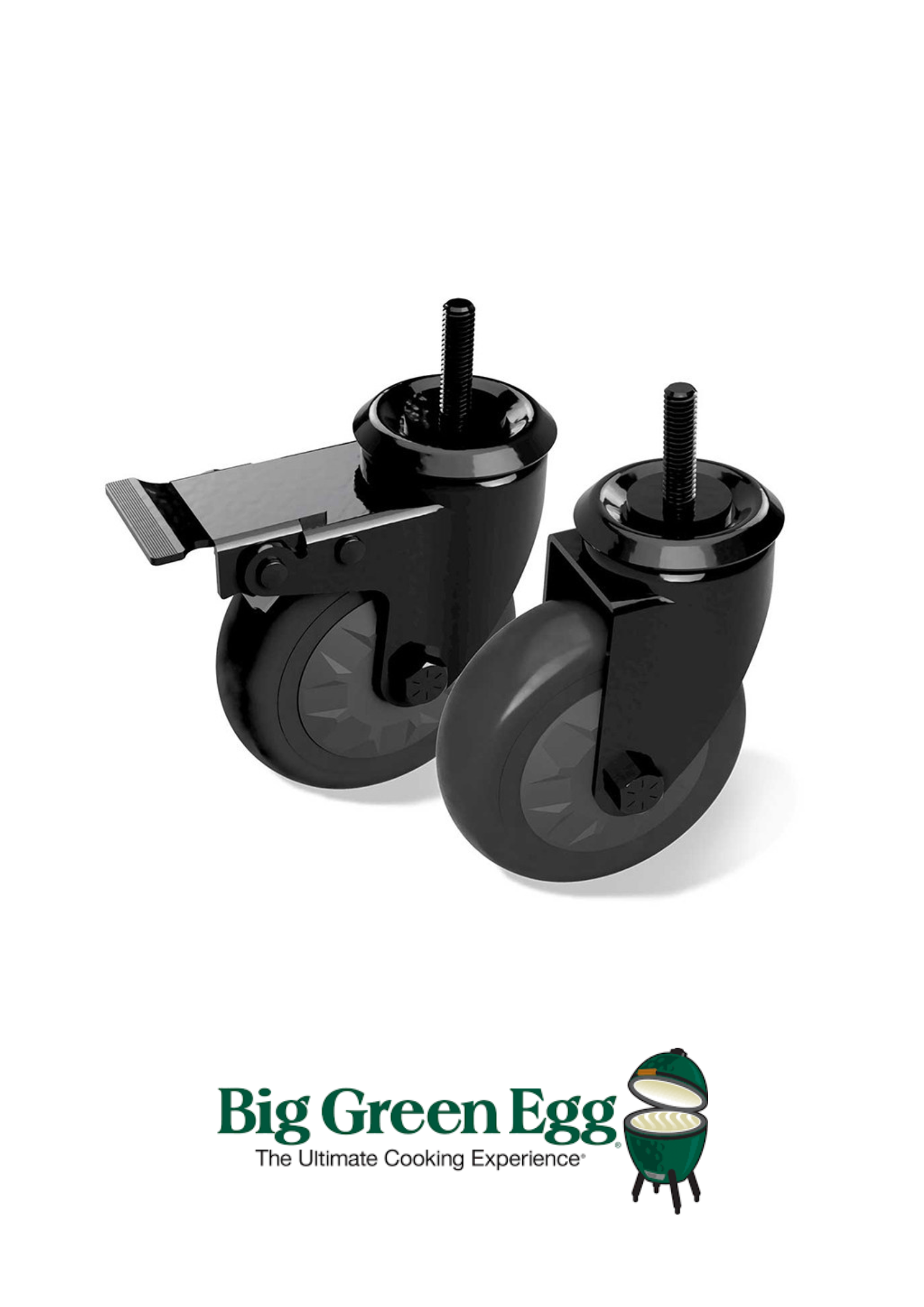 BIG GREEN EGG - BGE Set 2 Ruedas Para Mesa / Nido / Modulo - 120410