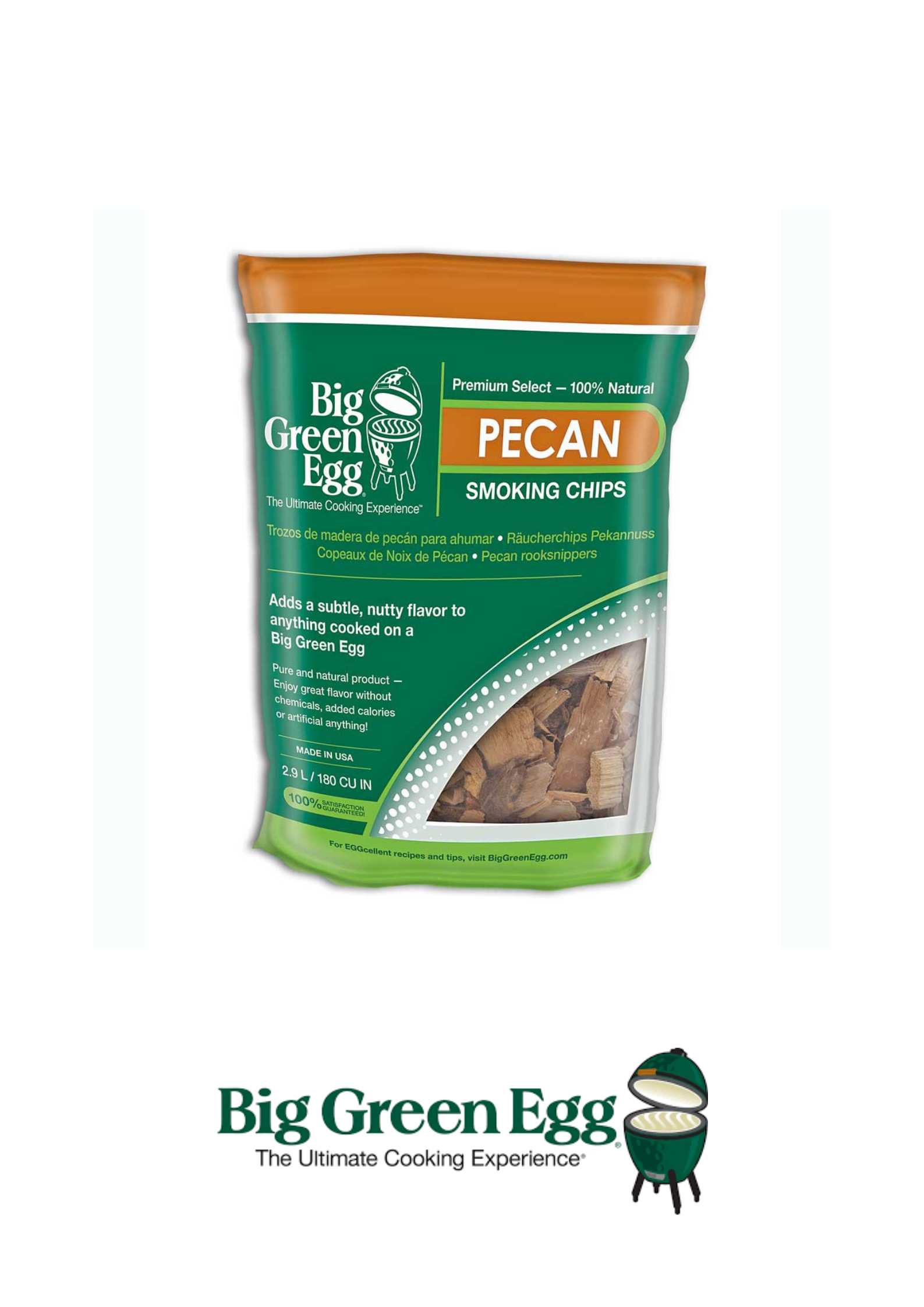 BIG GREEN EGG - BGE Chips Madera de Nuez Pecan - 113993