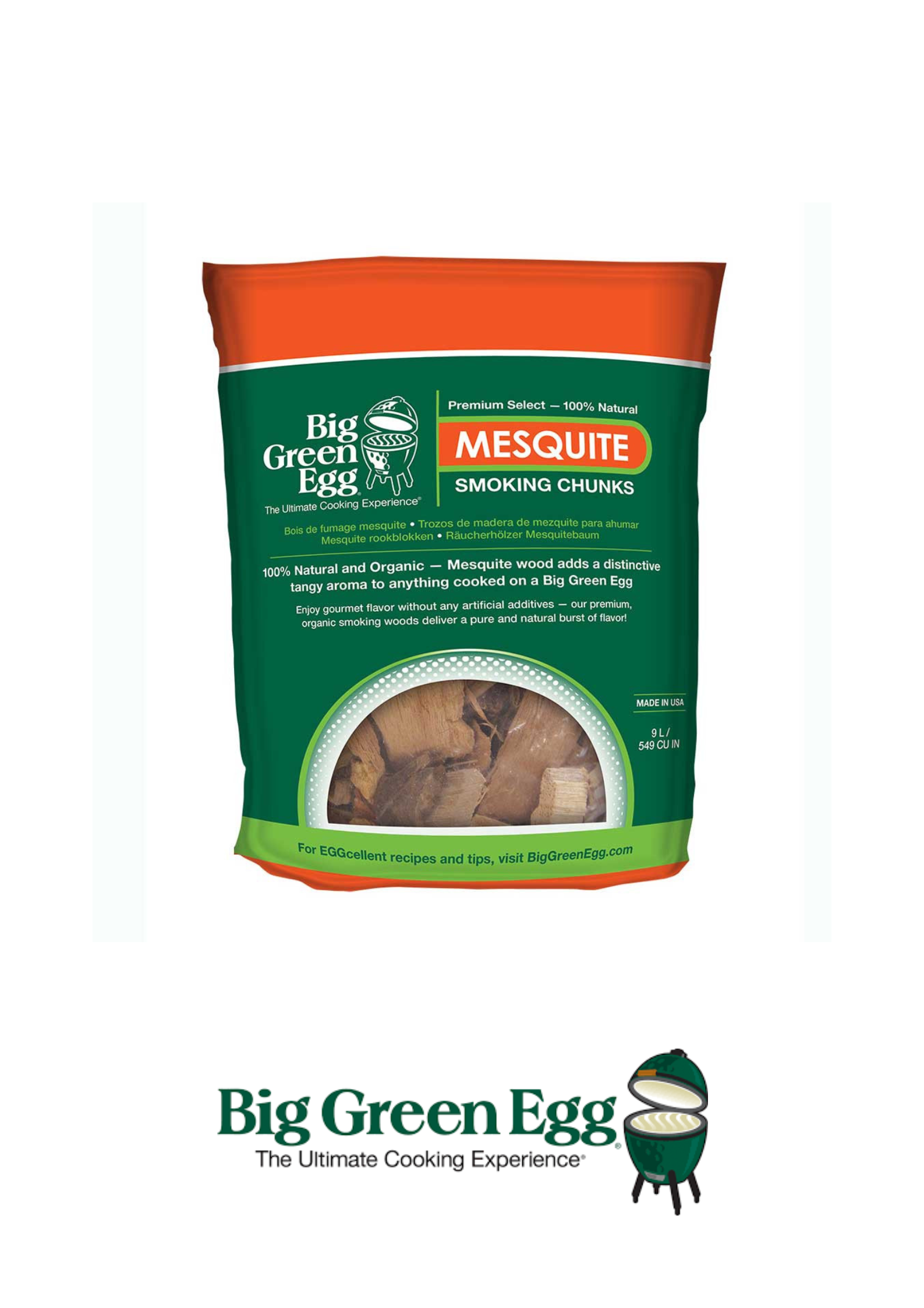 BIG GREEN EGG - BGE Chunks Madera de Mezquite - 114631