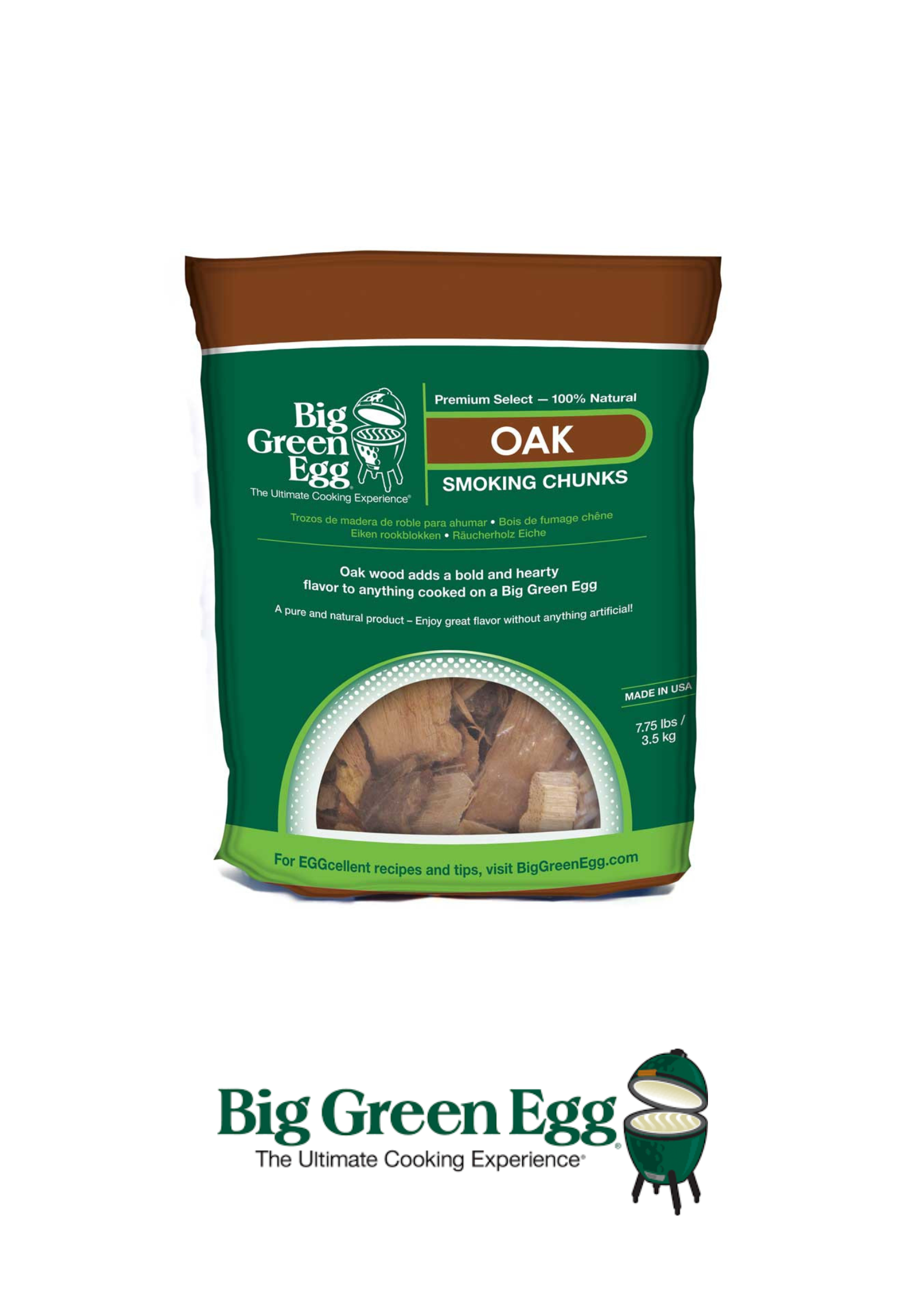 BIG GREEN EGG - BGE Chunks Madera de Roble - 127389