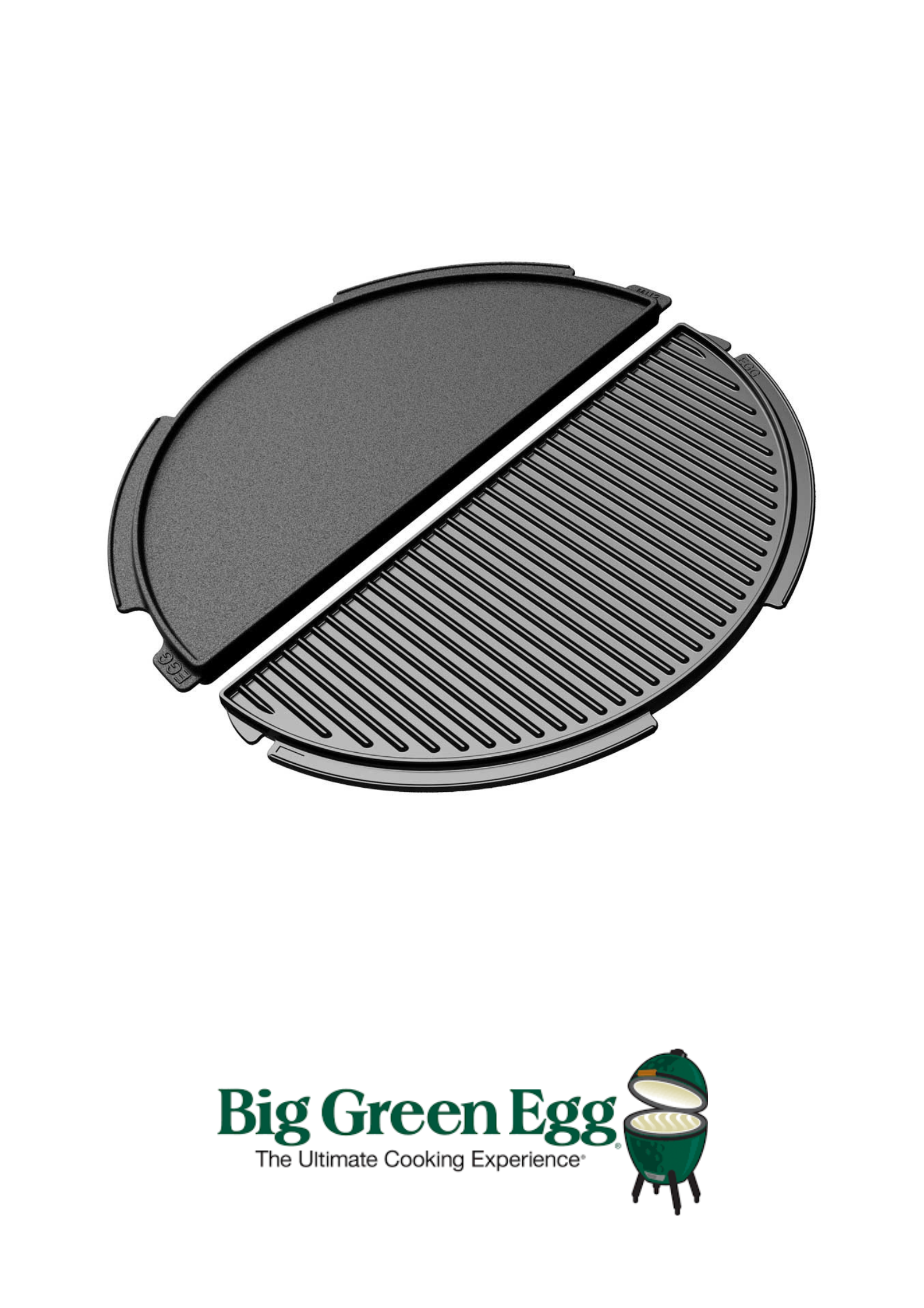 BIG GREEN EGG - BGE 1/2 Plancha Doble Cara Hierro 2XL , L - 122988