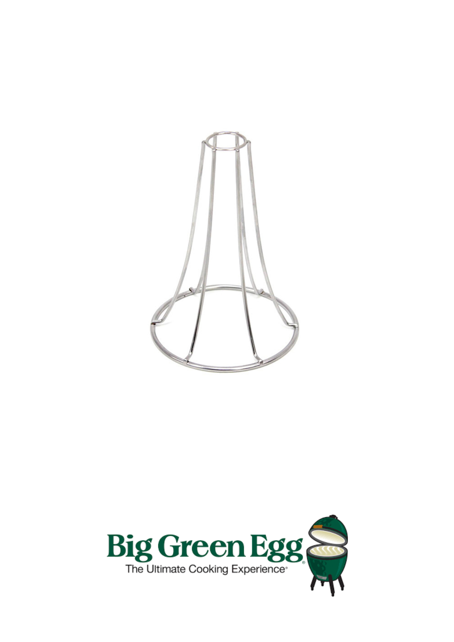 BIG GREEN EGG - BGE Rosticero Vertical de Pollo Acero Inoxidable - 117458