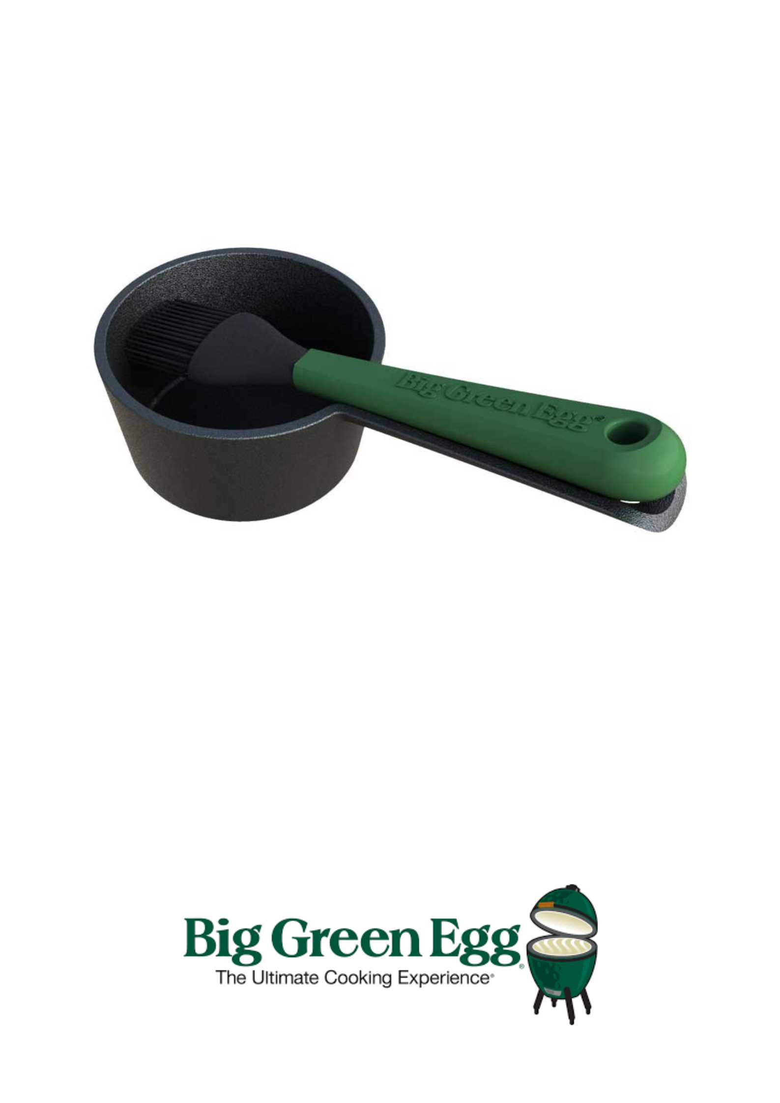 BIG GREEN EGG - BGE Cacerola Hierro Fundido con Brocha - 117663