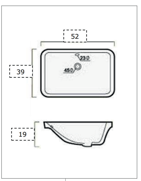 AZZOR - Lavamos Azzor cerámica blanca - AZZ-AZ6109