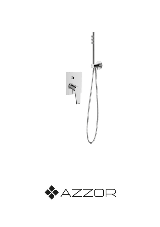 AZZOR - Monocontrol De Ducha Con Desviador Azzor Arthur Mega - AX-26968-CR