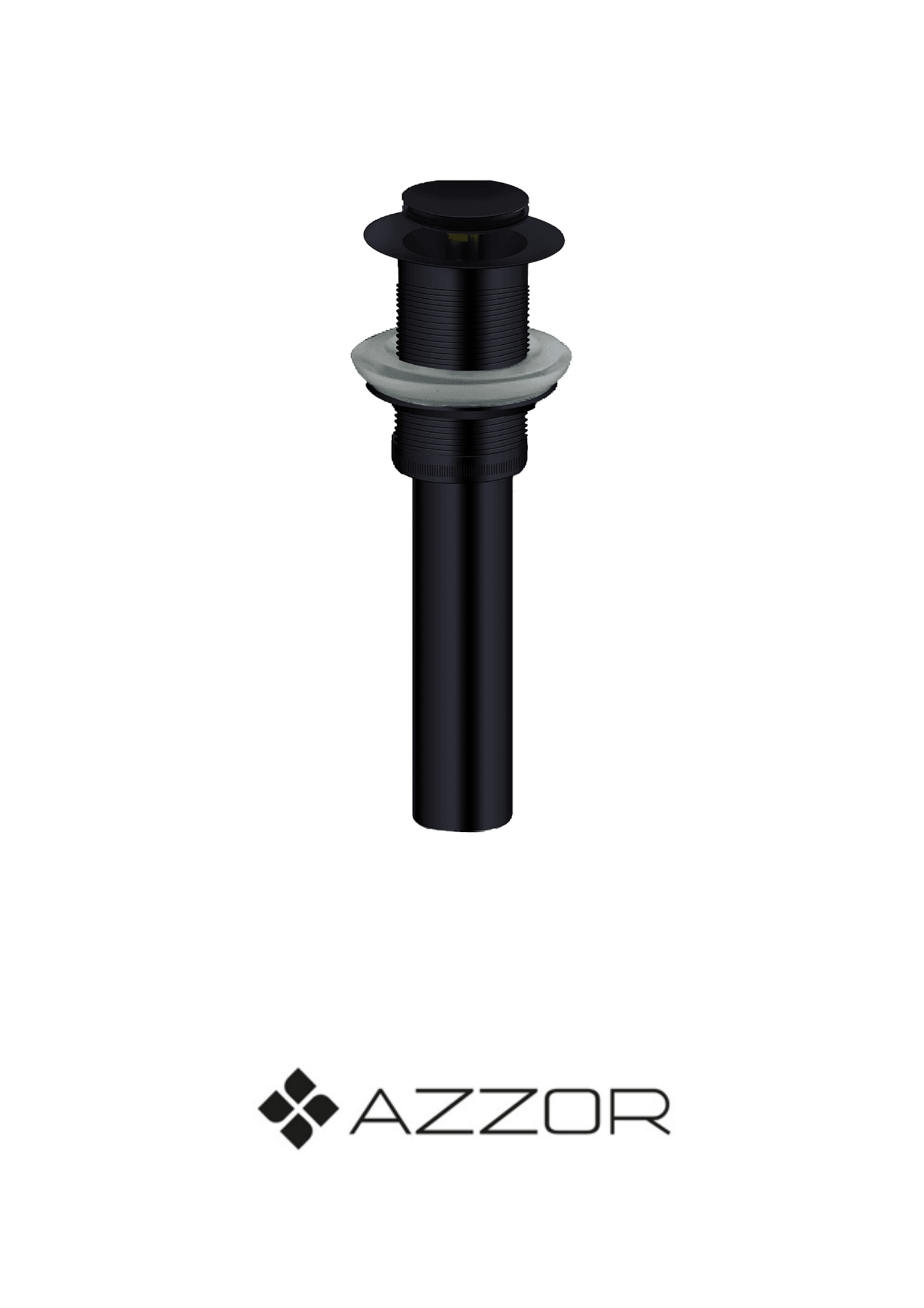 AZZOR - Desagüe Azzor sin rebose Negro - AZZ-AXE6001MB