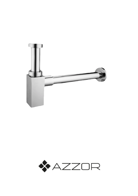 AZZOR - Sifón Azzor cuadrado Cromado - AZZ-AXP8015