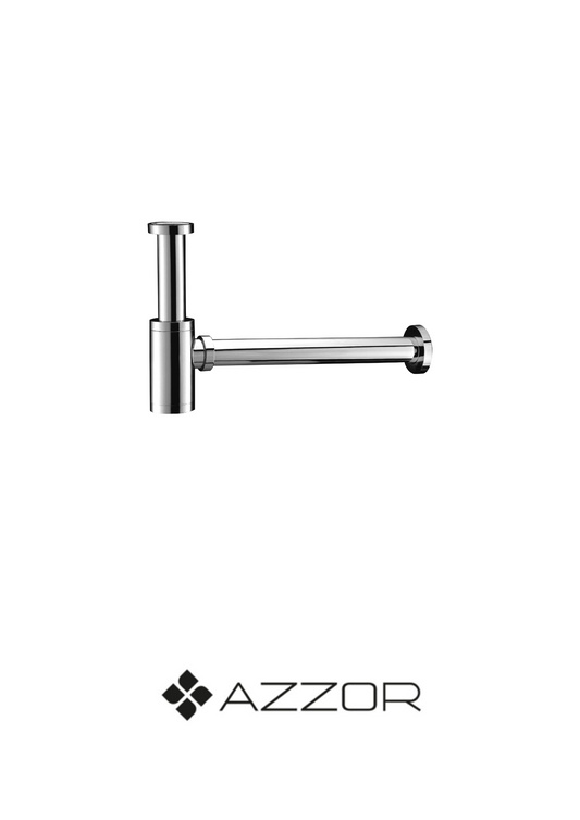 AZZOR - Sifón Azzor redondo Cromado - AZZ-AXP8009