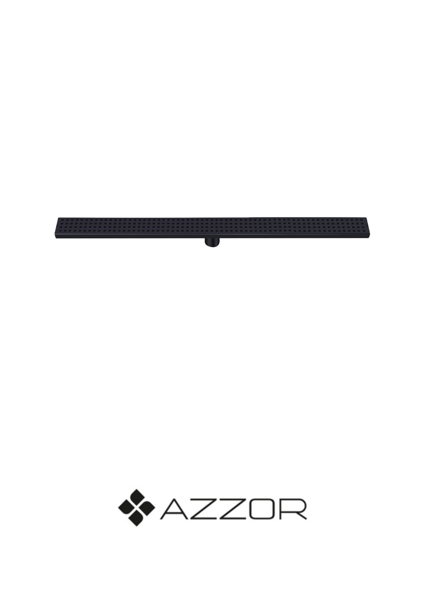 AZZOR - Rejilla Azzor decorativa de ducha 80 cm - AZZ-AXE78821-80MB