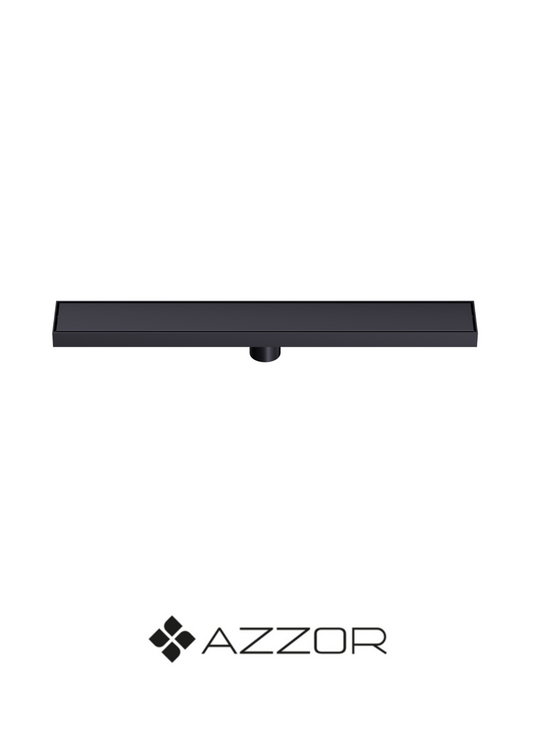 AZZOR -Rejilla Azzor decorativa de ducha 60 cm Negra (Incrustada) - AZZ-AXE7882560-MB