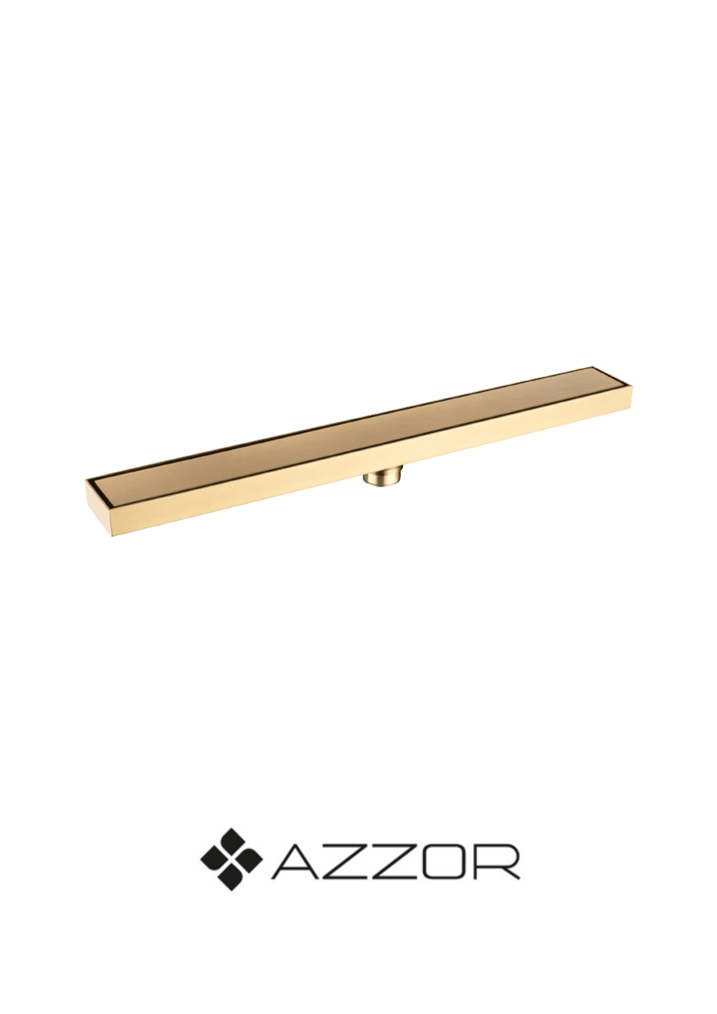 AZZOR - Rejilla Azzor decorativa de ducha 80 CM Oro Mate (Incrustrada) - AZZ-AXE78818BG-800