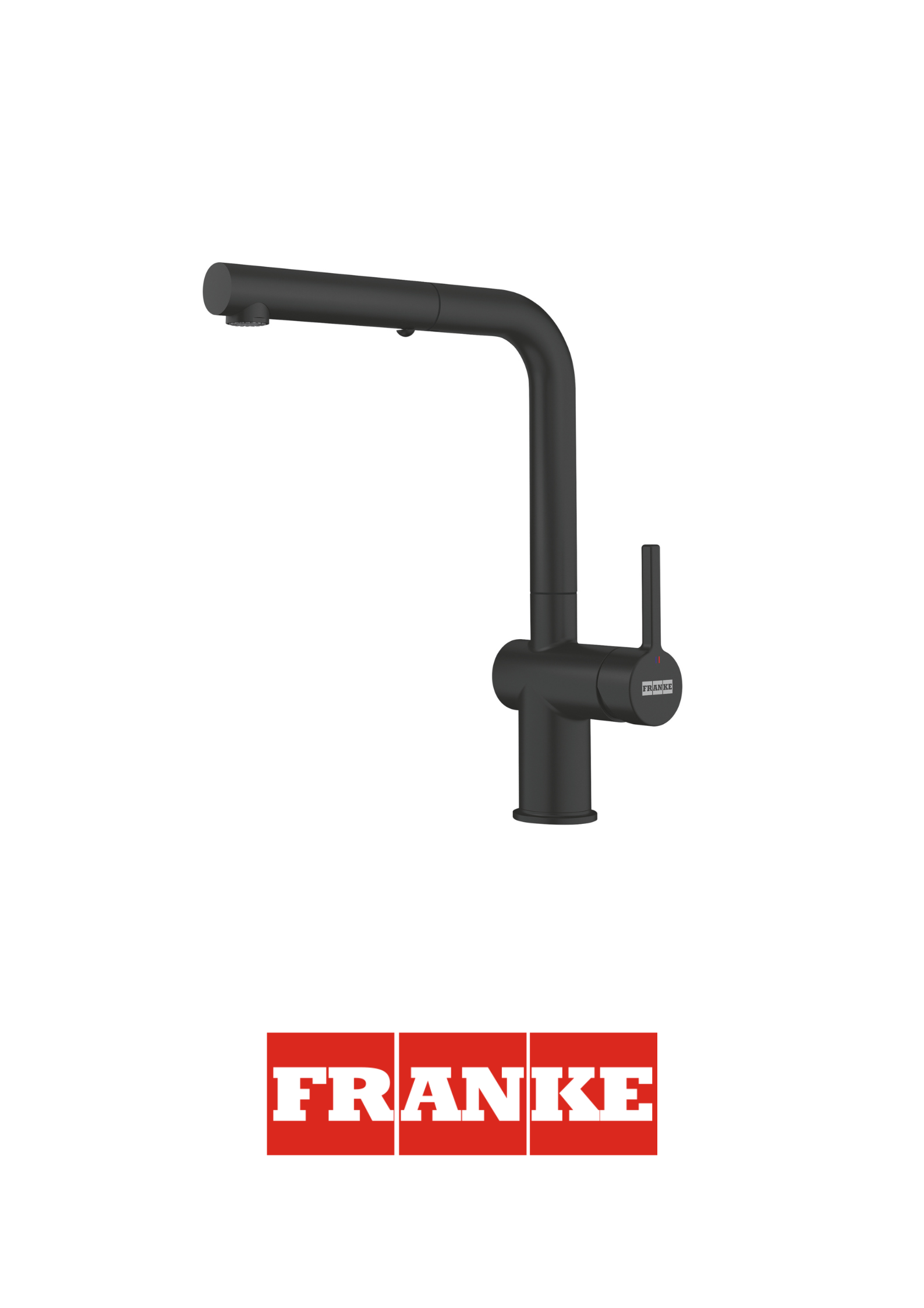 FRANKE - Grifo mezclador extraíble - ACTIVE DOCCIA NEGRO MATE - 115.0653.382