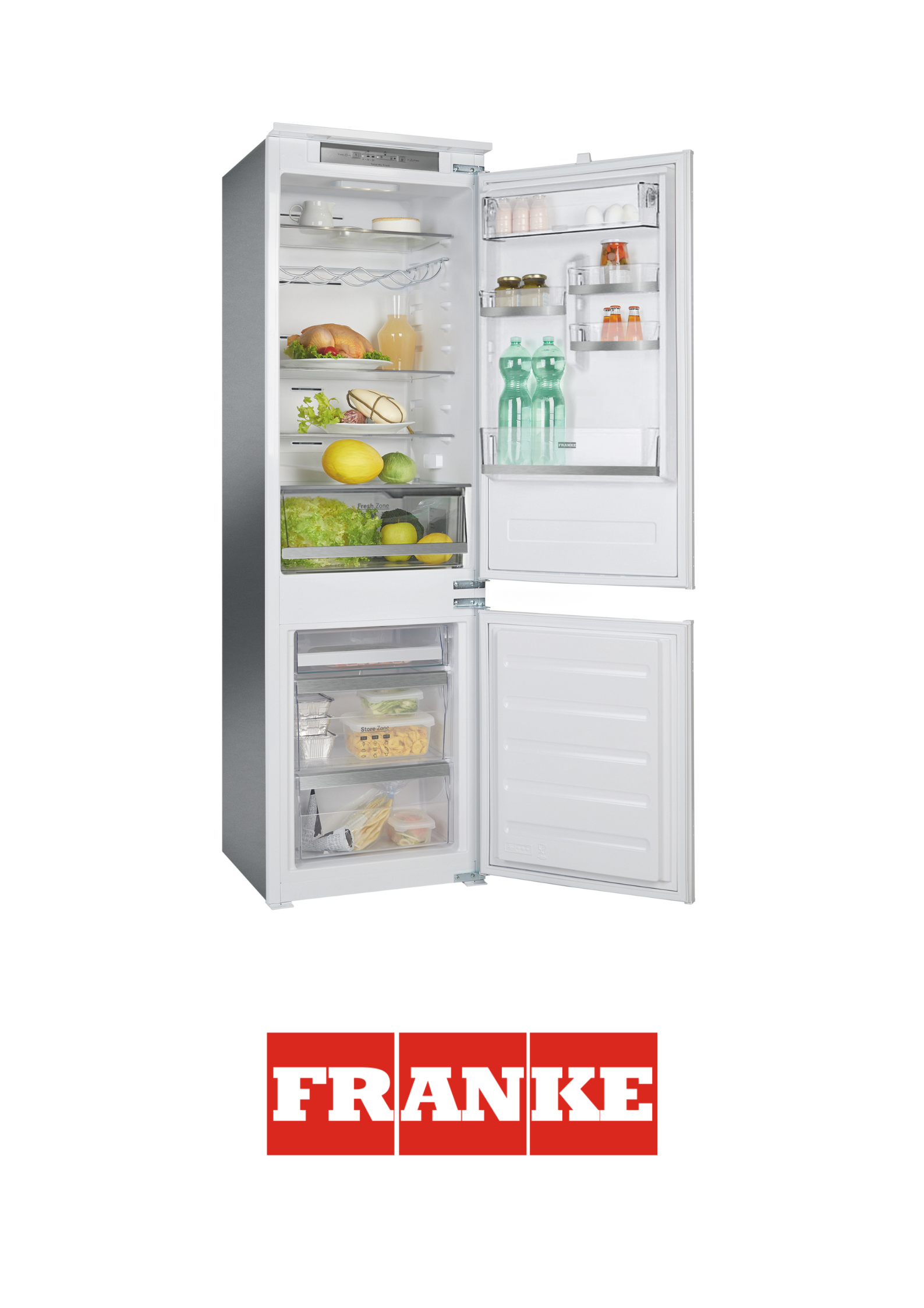 FRANKE - Refrigerador combinado panelable - FCB 320 TNF CO - 118.0675.433